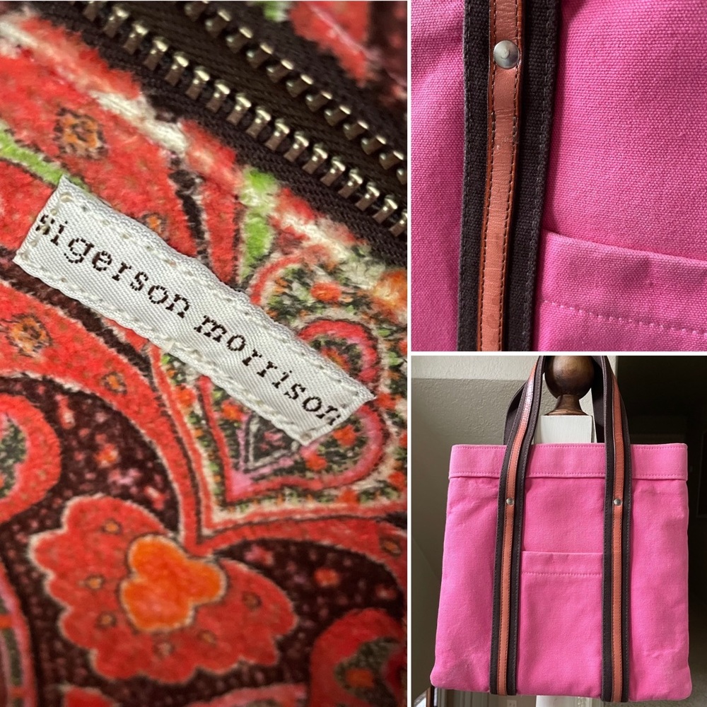 Sigerson Morrison small canvas tote